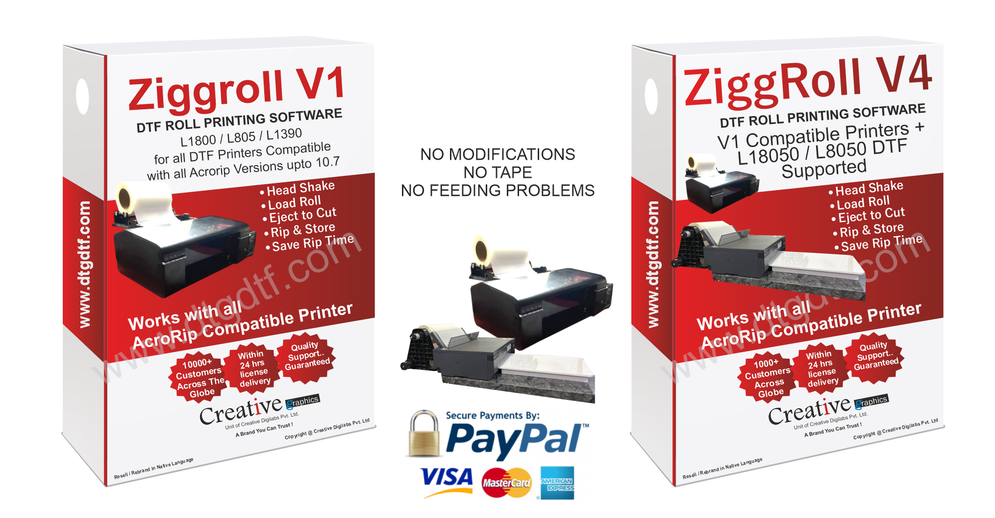 Ziggroll - Roll Pritning Software for Epson Printers.
