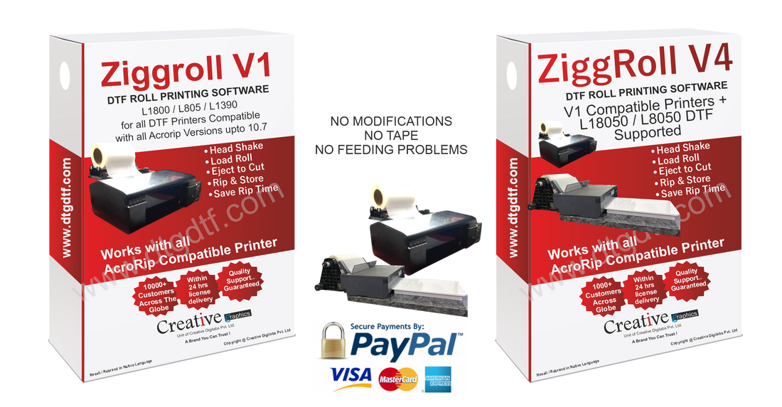 Ziggroll - Roll Pritning Software for Epson Printers.